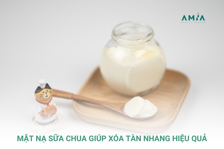 Sữa chua giúp xóa mờ tàn nhang an toàn hiệu quả