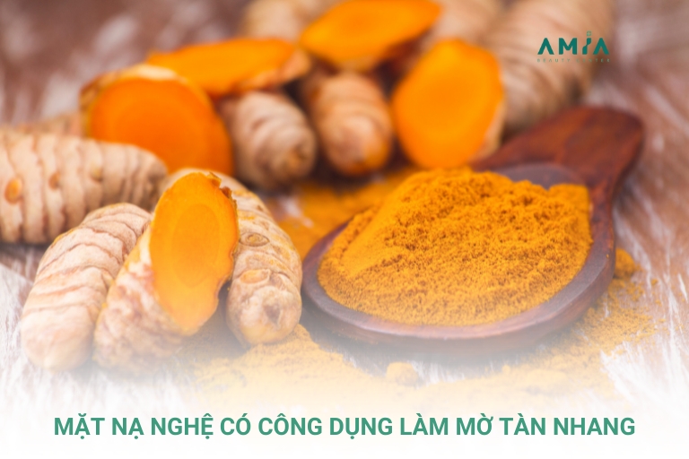 Nghệ giúp xóa tàn nhang, ngăn ngừa tái phát