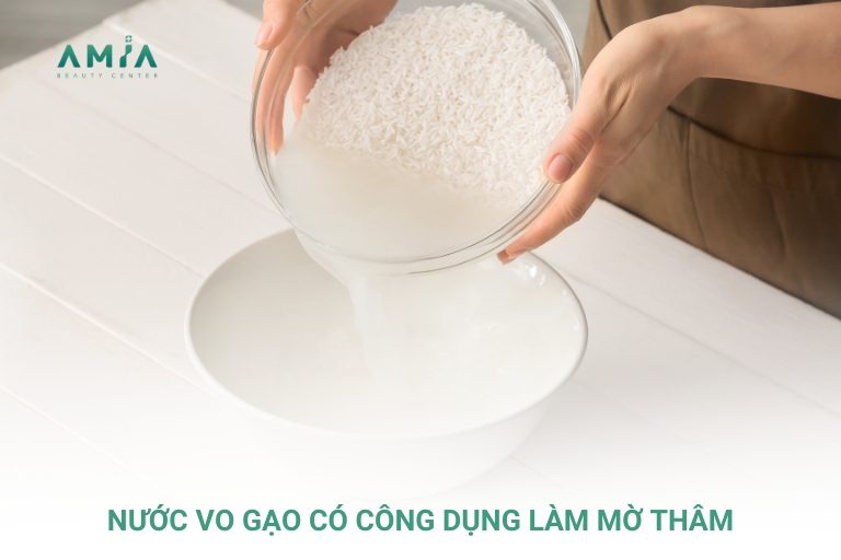 Cách điều trị thâm mụn với nước vo gạo rất được ưa chuộng thực hiện