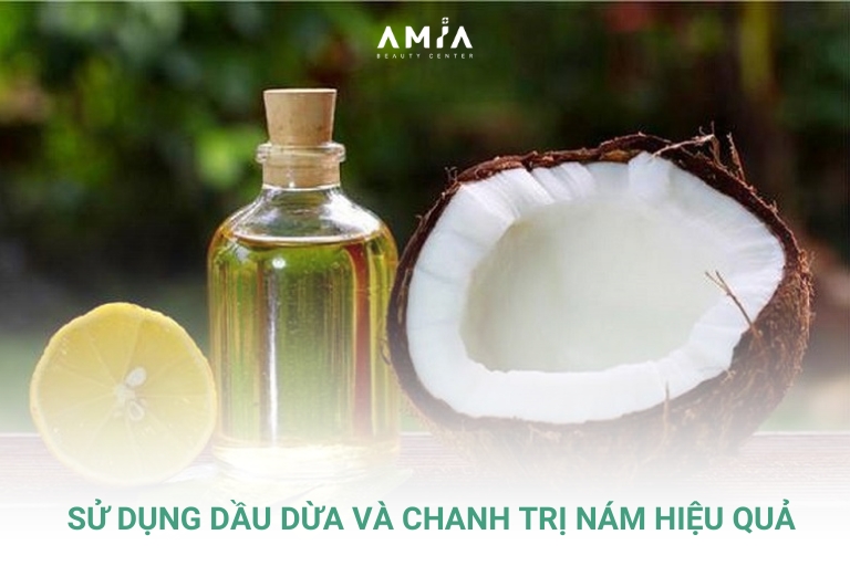 Mặt nạ dầu dừa và chanh mang lại hiệu quả xóa nám nhanh chóng, an toàn