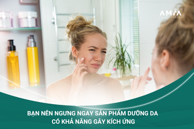 Xác định và loại bỏ sản phẩm dưỡng da có thể gây kích ứng da mặt