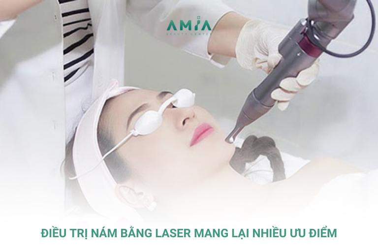 Trị nám bằng laser mang đến kết quả ưu việt hơn so với các cách trị nám tự nhiên hay dùng thuốc bôi, viên uống