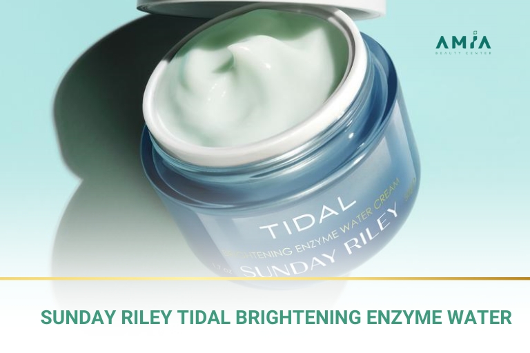 Bí kíp xóa nhăn mắt với Sunday Riley Tidal Brightening Enzyme Water Cream