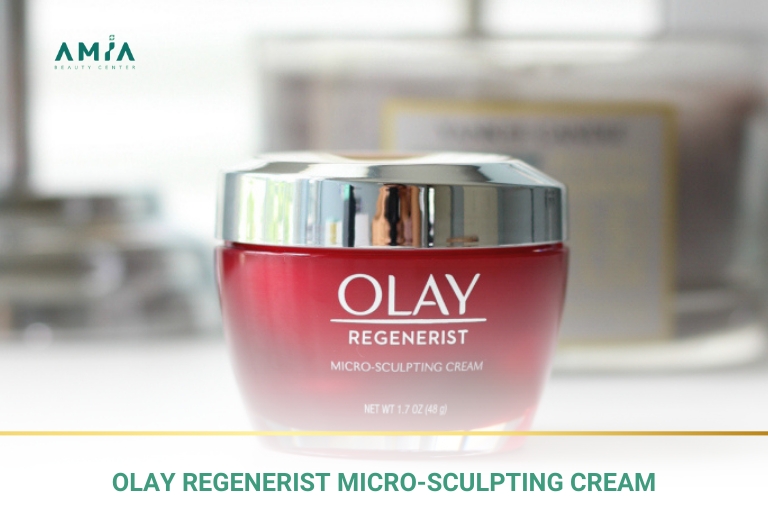 Olay Regenerist Micro-Sculpting Cream giúp xóa nhăn mắt hiệu quả