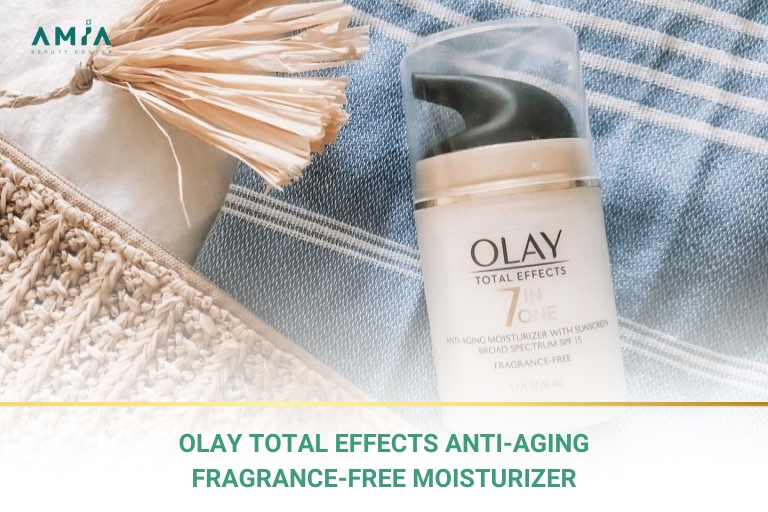 Xóa nhăn mắt hiệu quả an toàn với Olay Total Effects Anti-Aging Fragrance-Free Moisturizer