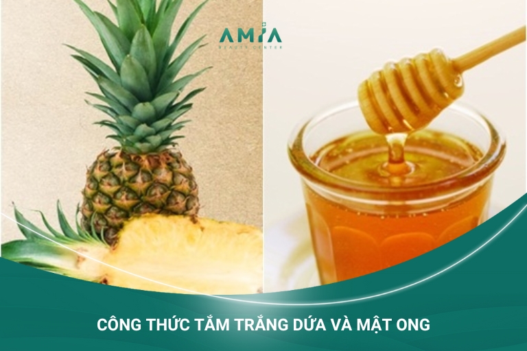 tắm trắng bơ, mật ong