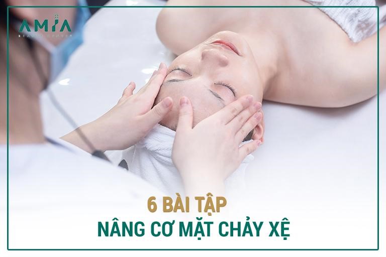 Bài tập nâng cơ mặt chảy xệ