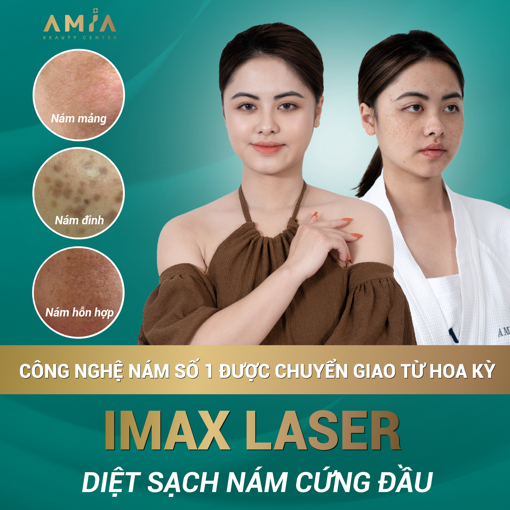 IMAX Laser là công nghệ điều trị nám hỗn hợp hiệu quả nhất hiện nay