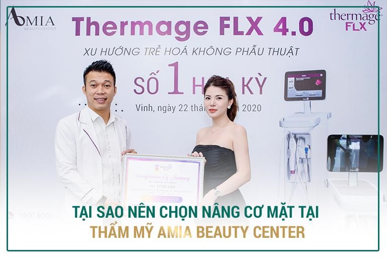 Nâng cơ mặt bằng collagen