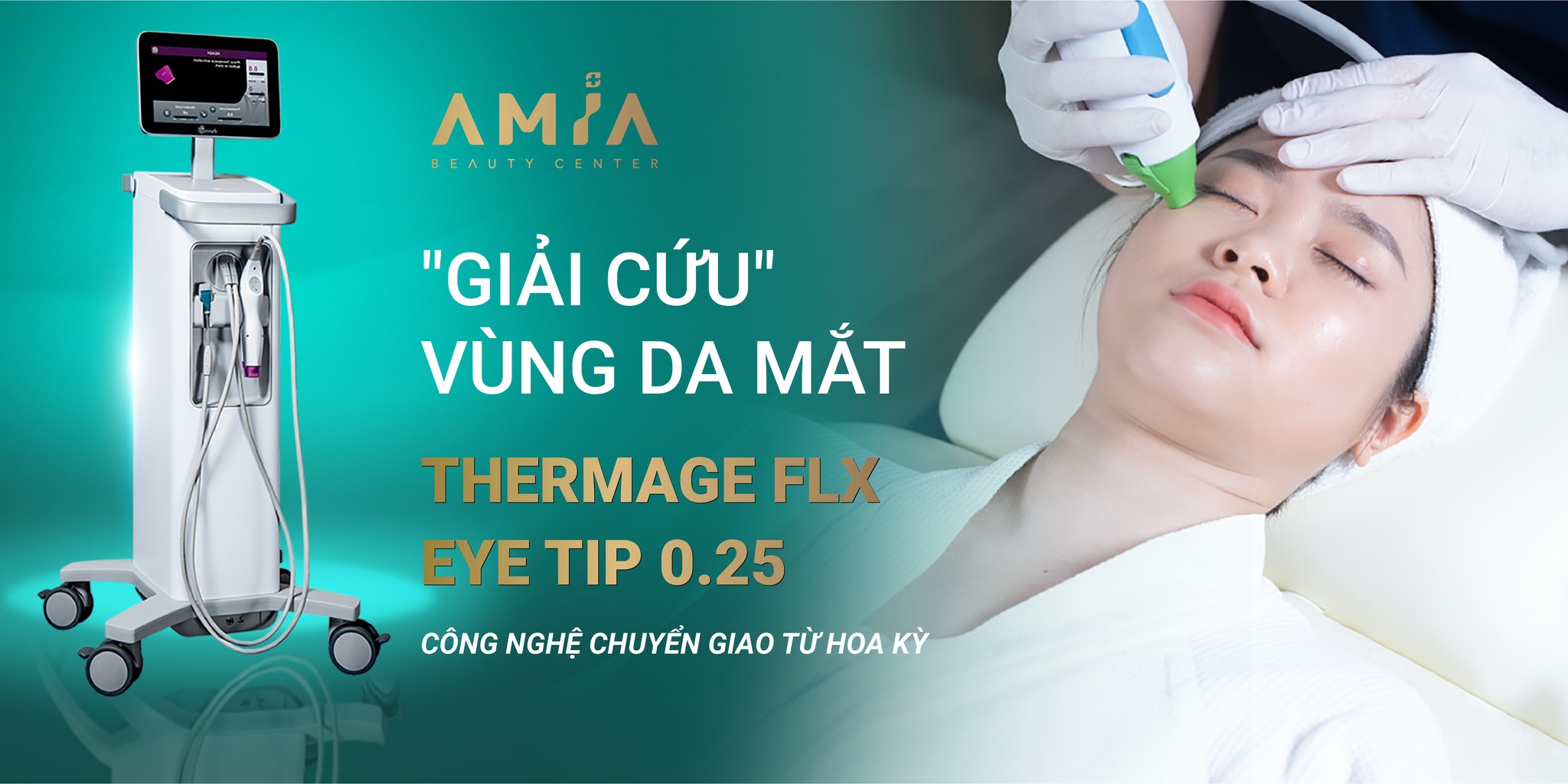 Thermage trẻ hóa da mặt vùng mắt hiện là công nghệ hiện đại, hiệu quả, an toàn nhất hiện nay