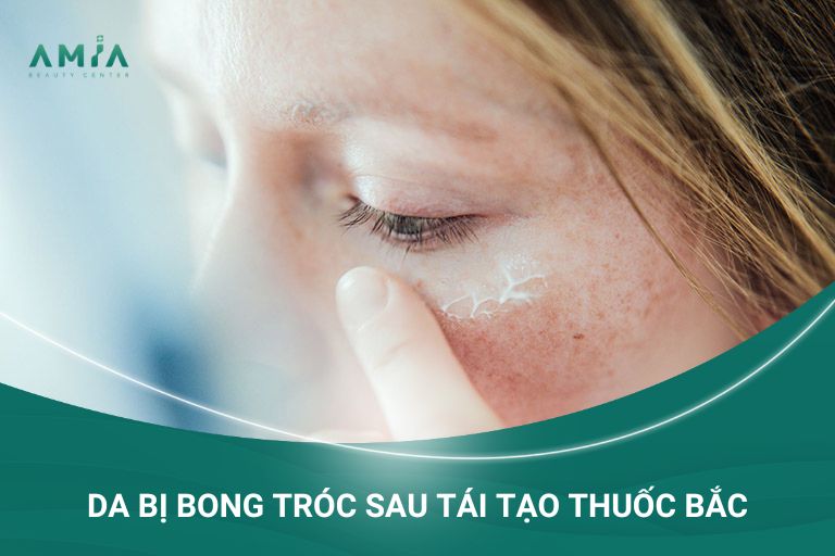 Hiện tượng da bị bóc tróc sau khi dùng thuốc bắc