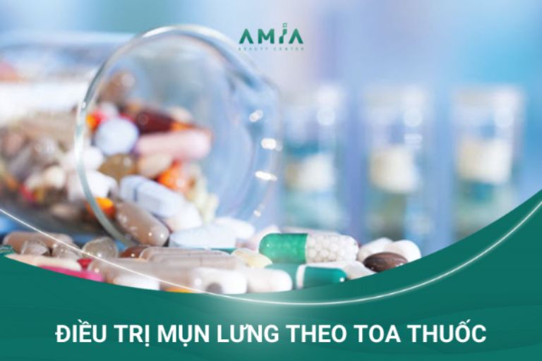 Điều trị mụn lưng theo đơn thuốc