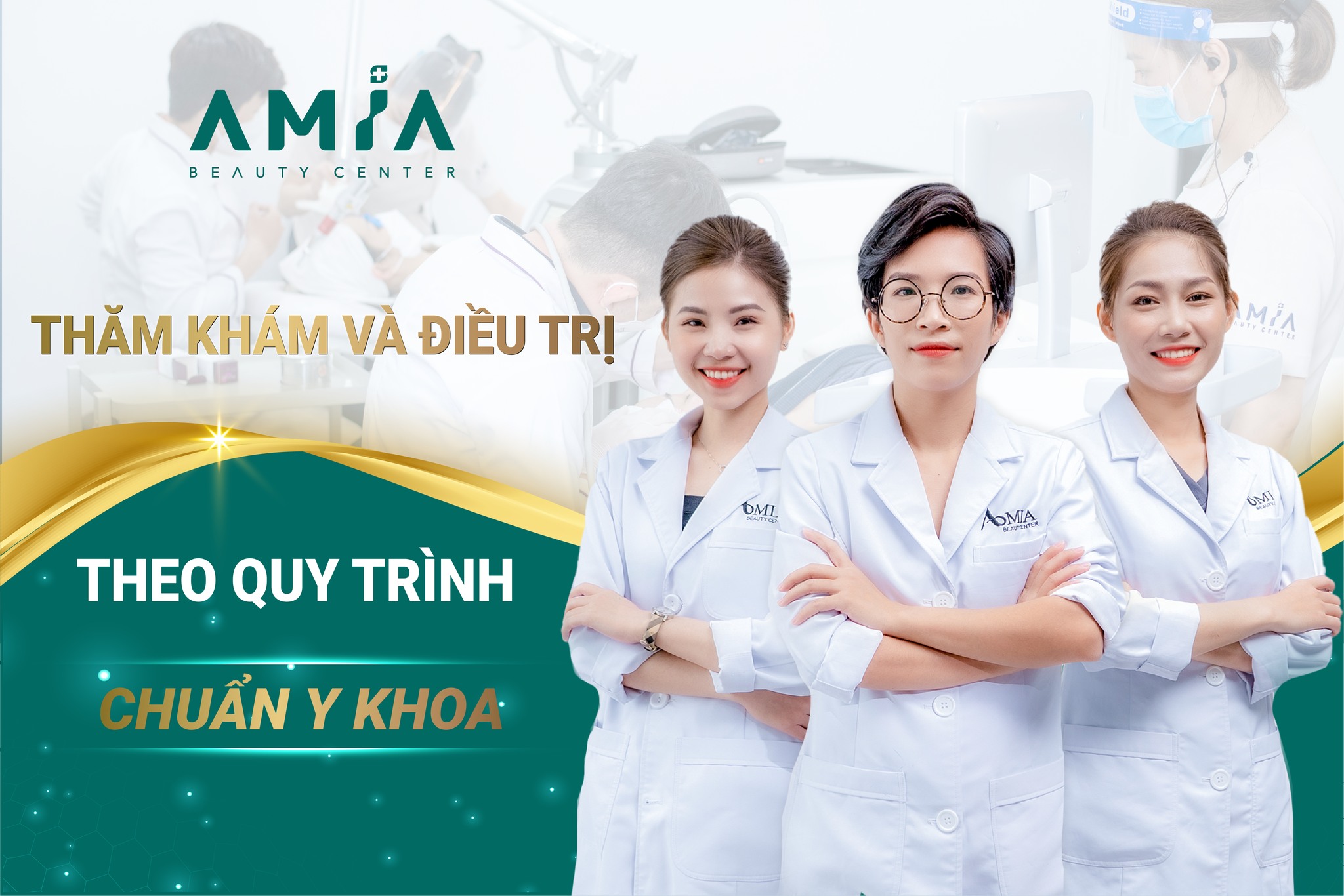 Đội ngũ bác sĩ Amia chuyên nghiệp, nhiều năm kinh nghiệm