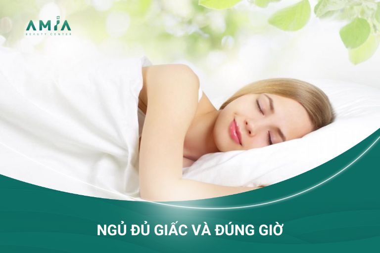 Ngủ nghỉ đầy đủ để phục hồi sức khỏe