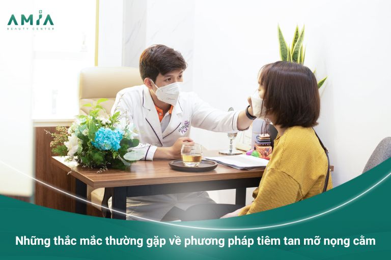 Những thắc mắc thường gặp về phương pháp tiêm tan mỡ nọng cằm