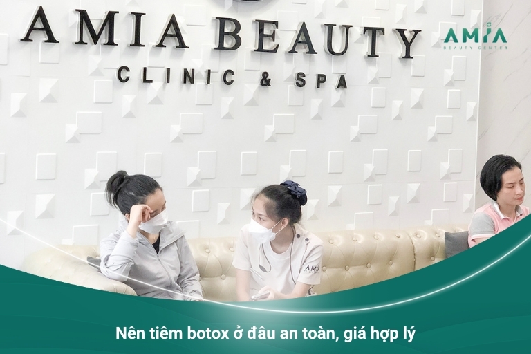 Tiêm botox an toàn, giá hợp lý tại Amia Beauty Center