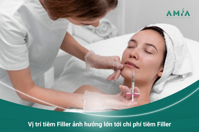 Vị trí tiêm Filler ảnh hưởng đến giá dịch vụ hết bao nhiêu tiền