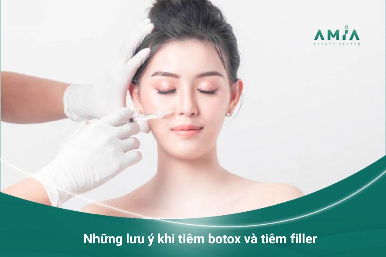 Những lưu ý khi tiêm botox và tiêm filler