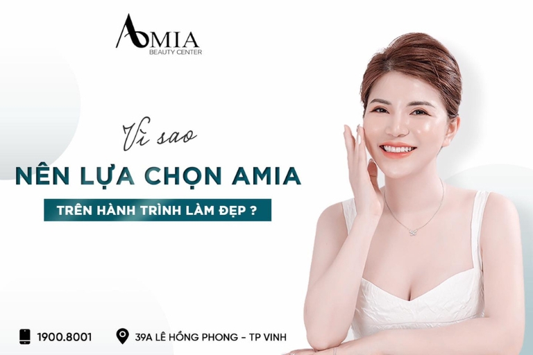 Amia Beauty Center lựa chọn hoàn hảo để bạn an tâm làm đẹp