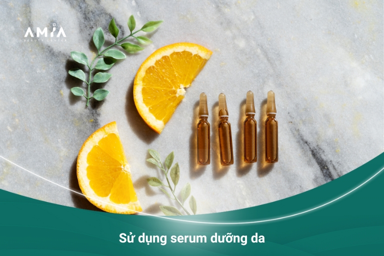 Sử dụng serum dưỡng da