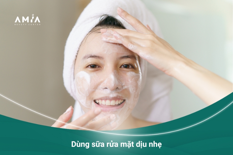 Chọn và dùng sữa rửa mặt dịu nhẹ