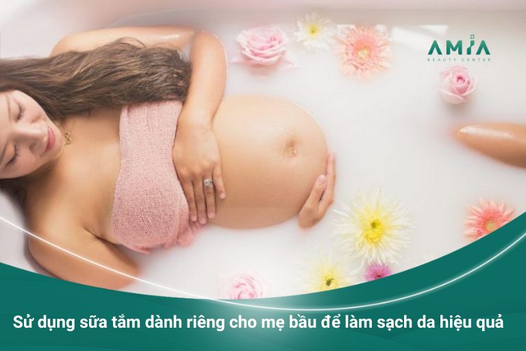 Chăm sóc da toàn thân cho bà bầu