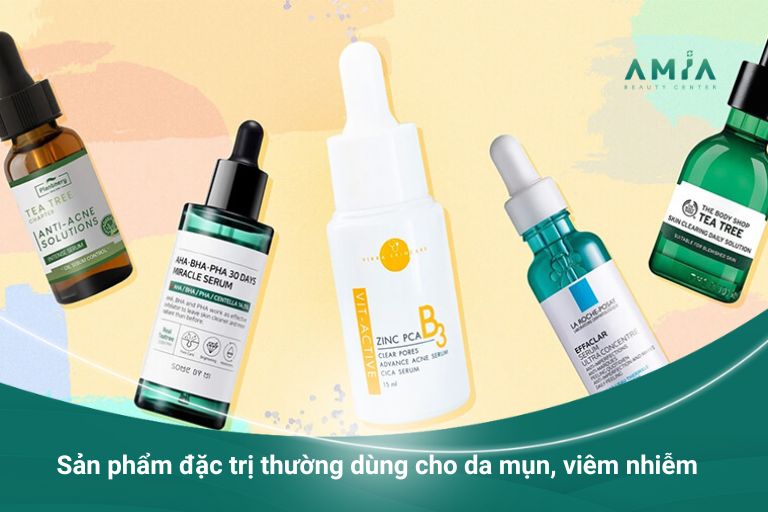 Sử dụng sản phẩm trị mụn an toàn