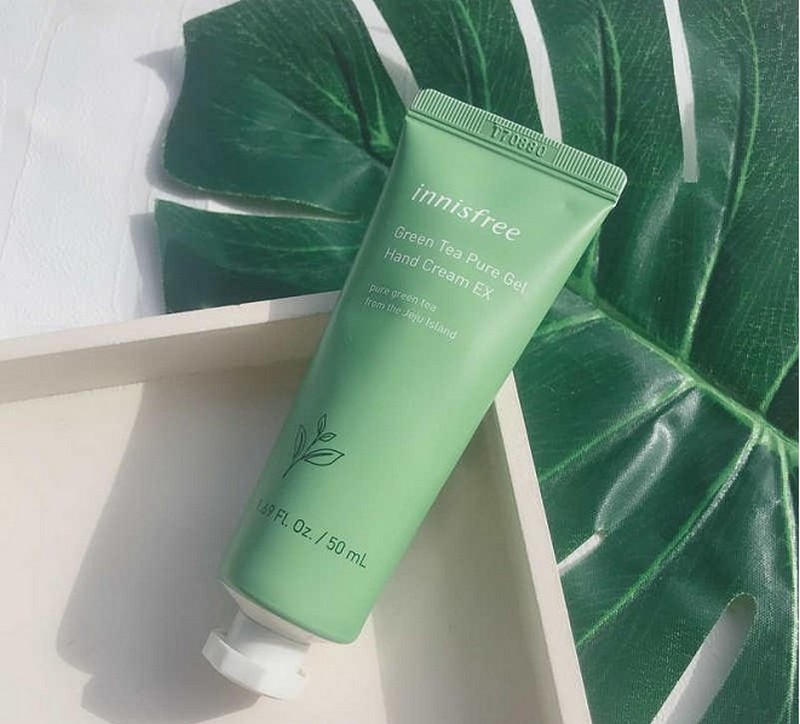 Sản phẩm dưỡng tay Innisfree Green Tea Pure Gel Hand Cream