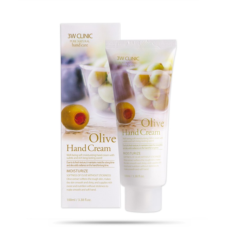 Sản phẩm dưỡng da tay Olive 3W Clinic Hand Cream