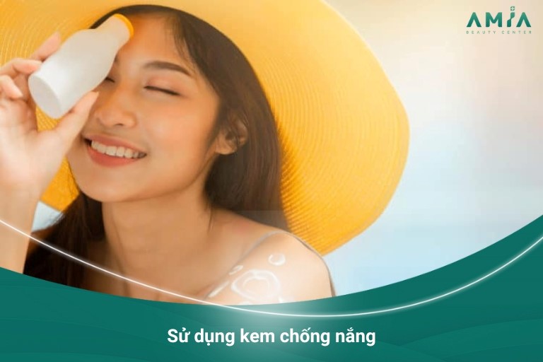 Bước 5: Sử dụng kem chống nắng