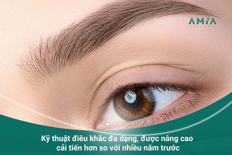 Các kỹ thuật điêu khắc chân mày phổ biến hiện nay