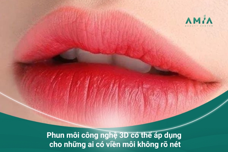 Phun môi công nghệ 3d hiện đại