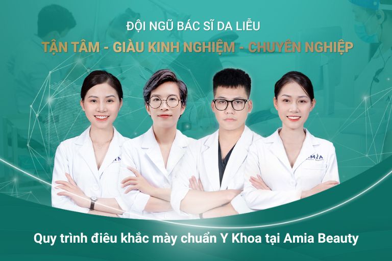 Tư vấn quy trình điêu khắc chân mày tại Amia