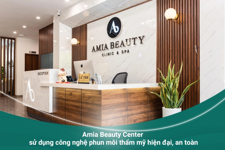 Ưu điểm khi chọn dịch vụ phun môi tại Amia Beauty Center