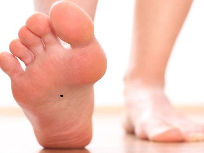 Nốt ruồi ở lòng bàn chân