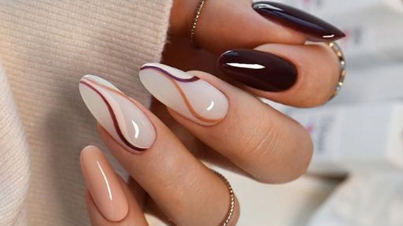 Những mẫu nail đẹp cho móng dài, nhẹ nhàng